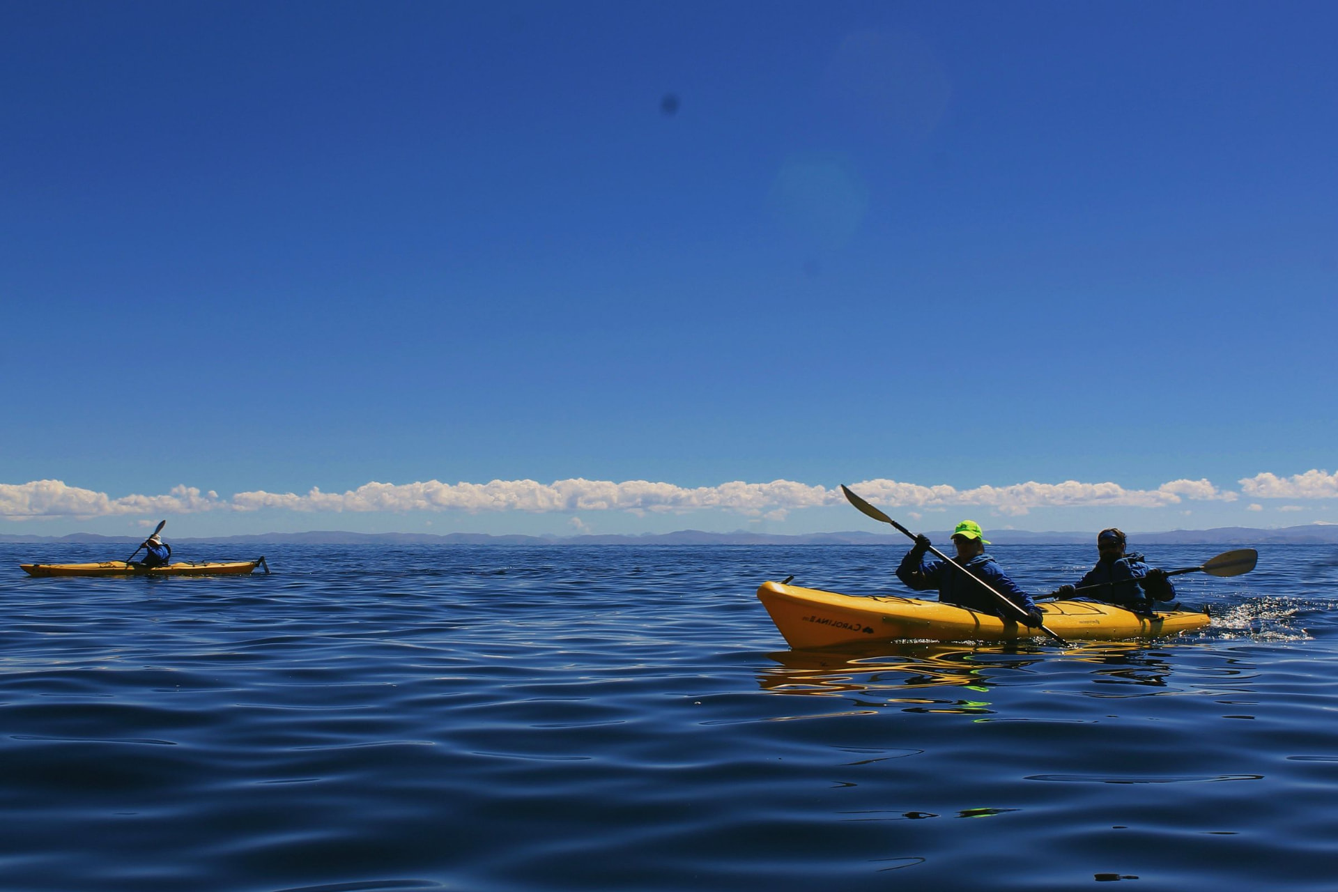 Kayak en Titicaca, el lago navegable más alto del mundo