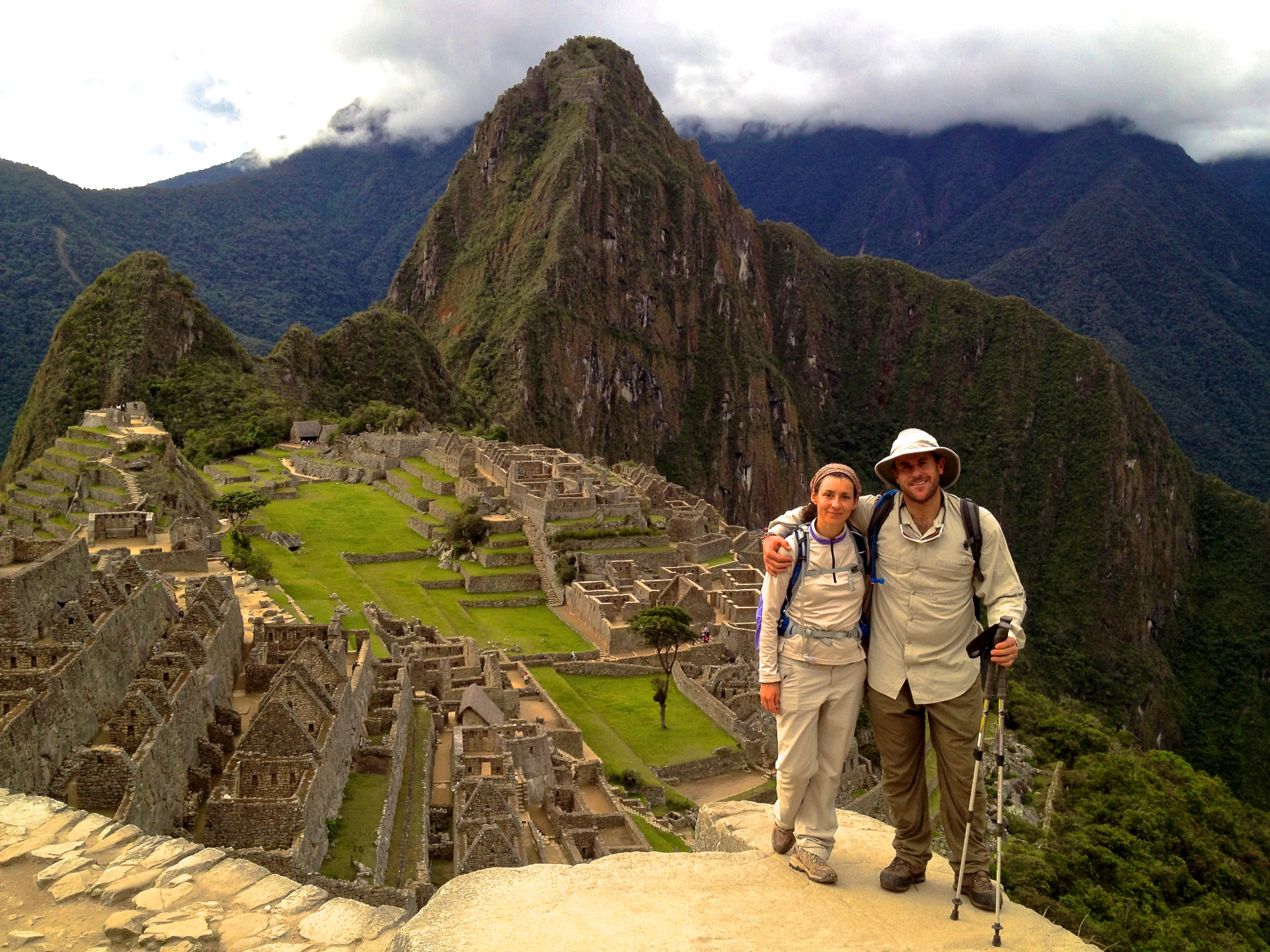 Founders above Machu Picchu