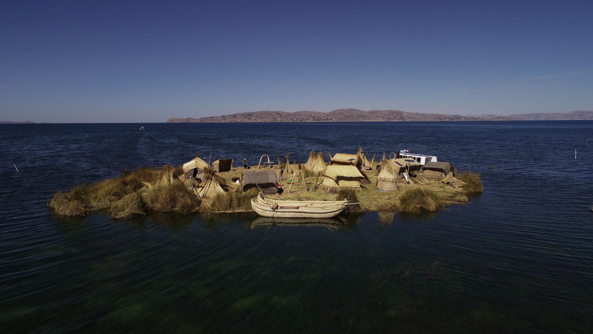 Islas flotantes del lago Titicaca