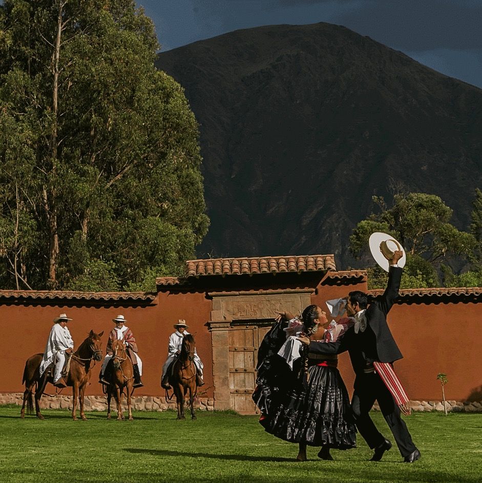 Show de caballo de paso en Hacienda Huayoccari
